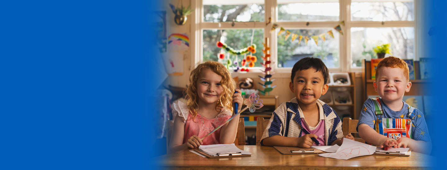 This image shows the different levels of qualifications required to work in early childhood education and care – Certificate III, Diploma and Bachelor.