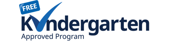Text says: 'Free kindergarten approved program'