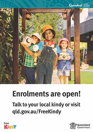 Kindy for all poster 3: Enrolments are open!