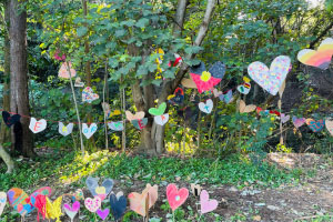 Sea of hearts installation